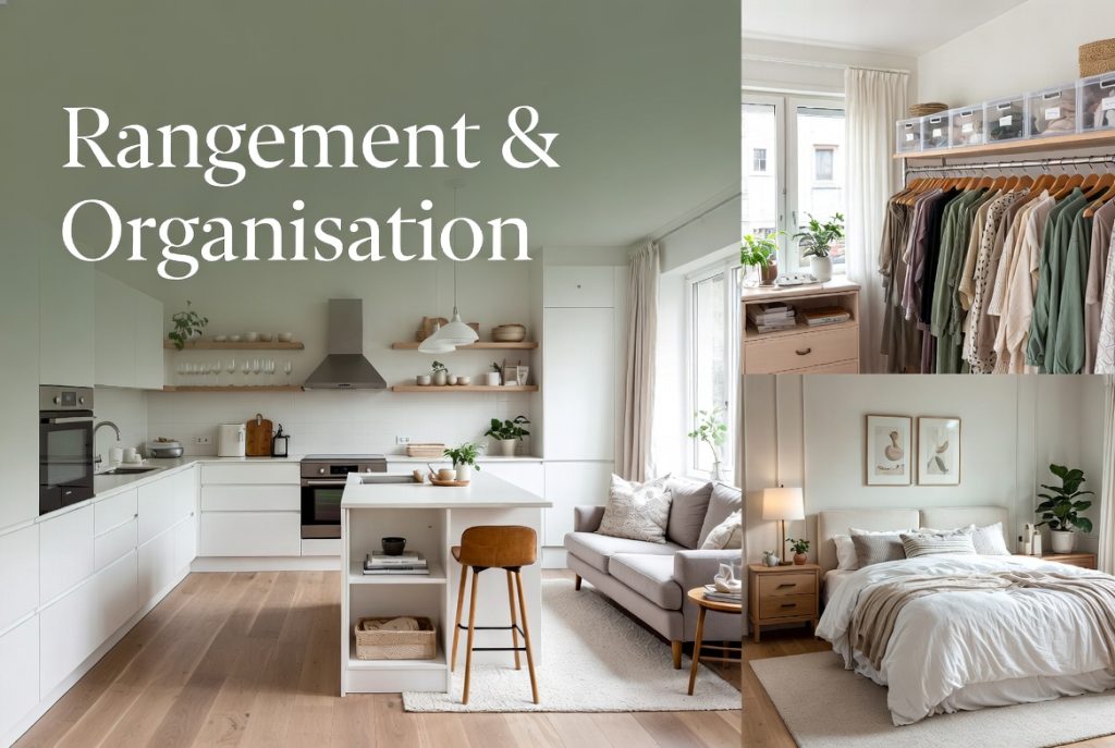 Rangement & Organisation par Pièce  Astuces Pratiques pour Toute la Maison

