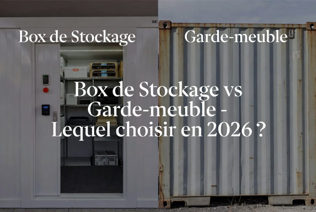 Box de stockage ou garde-meuble : lequel choisir en 2026 ?