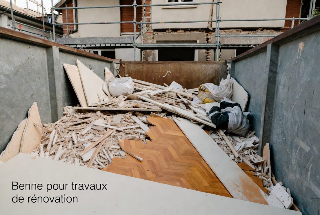 louer une benne Pour des travaux de rénovation
