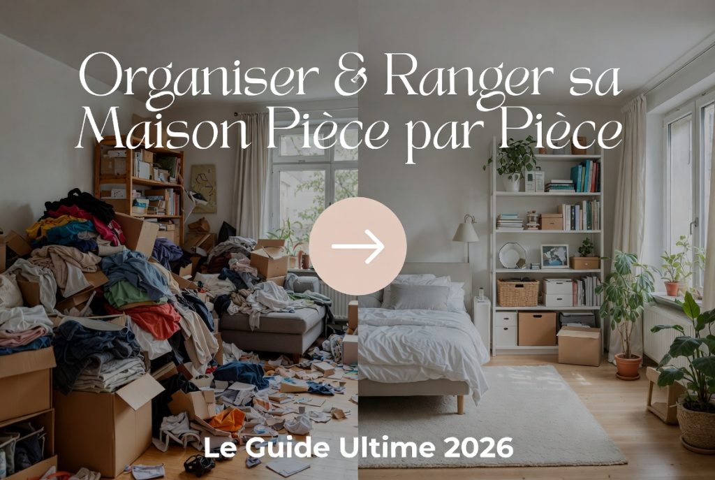 Guide ultime 2026 : organiser et ranger sa maison pièce par pièce - Avant et après